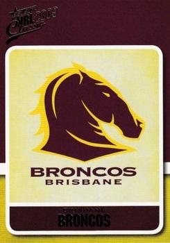 2009 Select Classic #4 Brisbane Logo Front